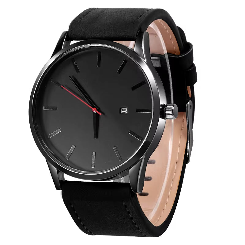 Relogio Masculino Sports Men'S Wristwatches Leather Male Clock Minimalistic Watches Famle Quartz Simple Designer Reloj Hombre