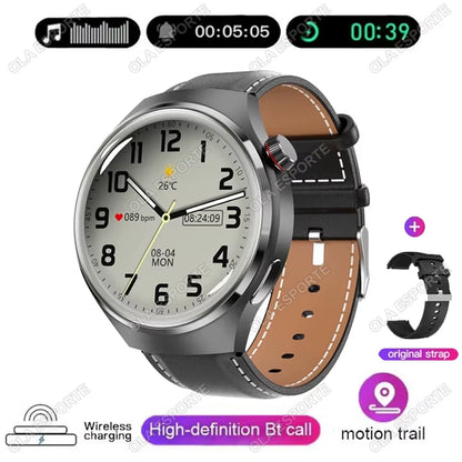 For IOS Android Smart Watch Men GT5 Pro AMOLED 390*390 HD Screen Heart Rate Bluetooth Calls Diy Dails Waterproof Smartwatch 2025