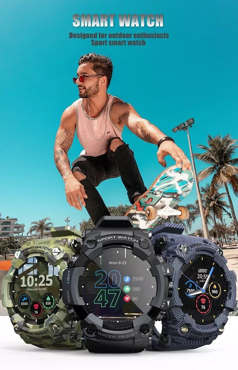 Reloj De Hombre Mujer Uni Relojes Con Oximetro Deportivo Digital Militar Camara